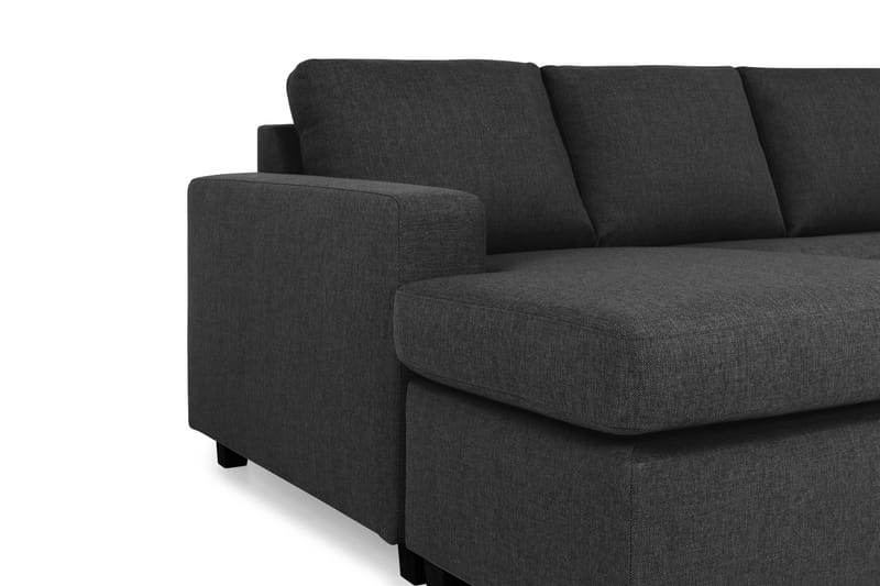 Crazy 7-istuttava Käännettävä U-muotoinen XX-Large Kulmasohva Divaanilla Kankaalla - Tummanharmaa / Antrasiitti - Huonekalut - Sohva - Kulmasohva - Kulmadivaanisohva