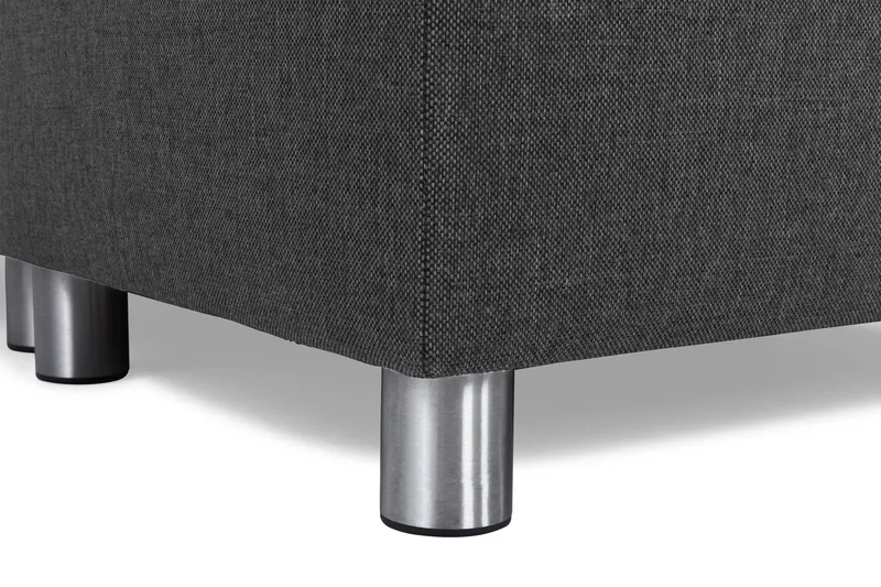 Crazy 7-istuttava Käännettävä U-muotoinen XX-Large Kulmasohva Divaanilla Kankaalla - Tummanharmaa / Antrasiitti - Huonekalut - Sohva - Kulmasohva - Kulmadivaanisohva