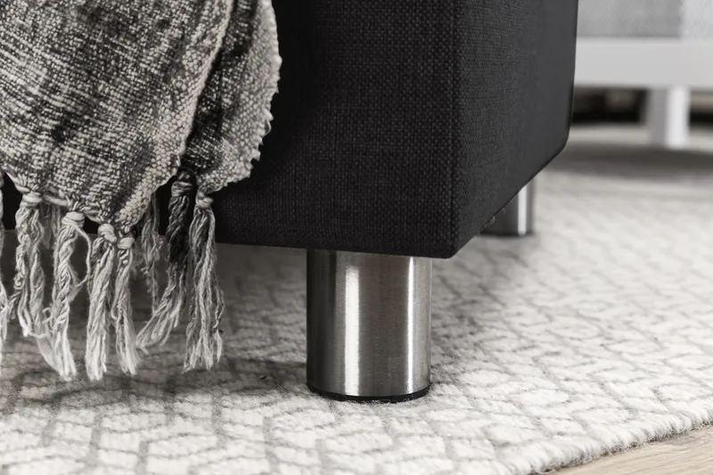 Crazy 7-istuttava Käännettävä U-muotoinen XX-Large Kulmasohva Divaanilla Kankaalla - Tummanharmaa / Antrasiitti - Huonekalut - Sohva - Kulmasohva - Kulmadivaanisohva