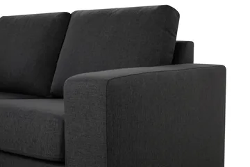 Crazy 7-istuttava Käännettävä U-muotoinen XX-Large Kulmasohva Divaanilla Kankaalla - Tummanharmaa - Huonekalut - Sohva - Kulmasohva - Kulmadivaanisohva