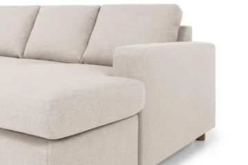 Crazy 7-istuttava oikeakätinen U-muotoinen XX-Large-kulmasohva divaanilla, kangasta - Beige - Huonekalut - Sohva - Kulmasohva - Kulmadivaanisohva