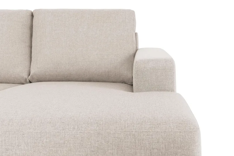 Crazy 7-istuttava oikeakätinen U-muotoinen XX-Large-kulmasohva divaanilla, kangasta - Beige - Huonekalut - Sohva - Kulmasohva - Kulmadivaanisohva