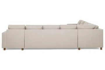 Crazy 7-istuttava oikeakätinen U-muotoinen XX-Large-kulmasohva divaanilla, kangasta - Beige - Huonekalut - Sohva - Kulmasohva - Kulmadivaanisohva