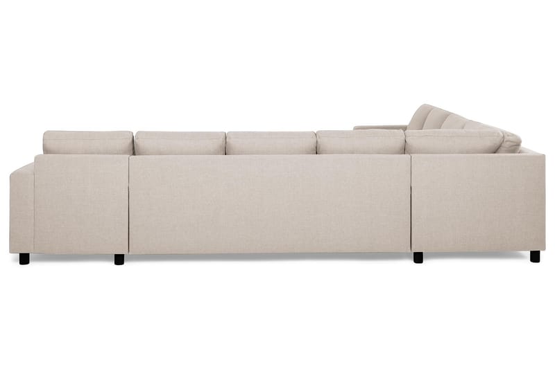 Crazy 7-istuttava Oikeakätinen U-muotoinen XX-Large Kulmasohva Divaanilla Kankaalla - Beige - Huonekalut - Sohva - Kulmasohva - Kulmadivaanisohva