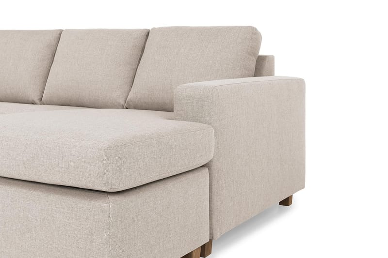 Crazy 7-istuttava Oikeakätinen U-muotoinen XX-Large Kulmasohva Divaanilla Kankaalla - Beige - Huonekalut - Sohva - Kulmasohva - Kulmadivaanisohva