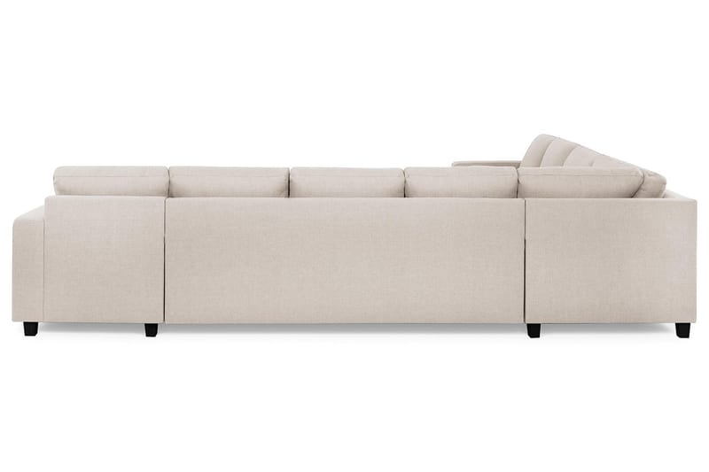 Crazy 7-istuttava Oikeakätinen U-muotoinen XX-Large Kulmasohva Divaanilla Kankaalla - Beige - Huonekalut - Sohva - Kulmasohva - Kulmadivaanisohva