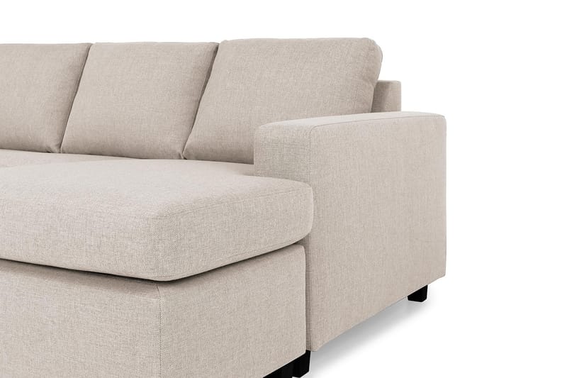 Crazy 7-istuttava Oikeakätinen U-muotoinen XX-Large Kulmasohva Divaanilla Kankaalla - Beige - Huonekalut - Sohva - Kulmasohva - Kulmadivaanisohva