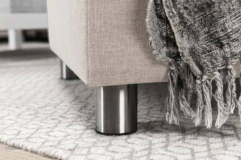 Crazy 7-istuttava Oikeakätinen U-muotoinen XX-Large Kulmasohva Divaanilla Kankaalla - Beige - Huonekalut - Sohva - Kulmasohva - Kulmadivaanisohva