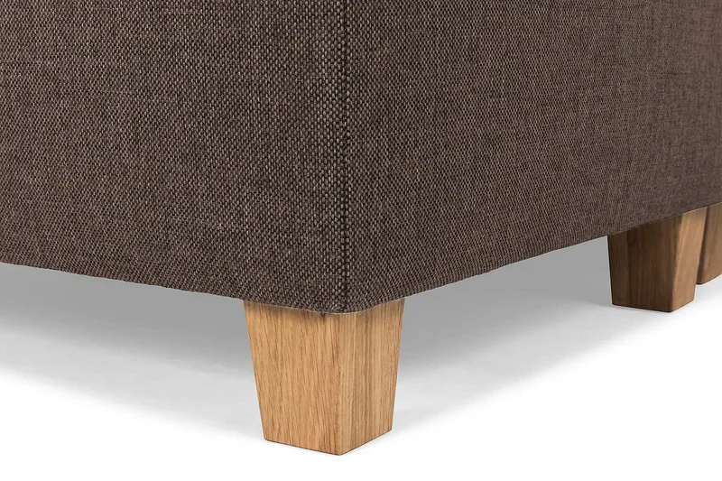 Crazy 7-istuttava Oikeakätinen U-muotoinen XX-Large Kulmasohva Divaanilla Kankaalla - Ruskea - Huonekalut - Sohva - Kulmasohva - Kulmadivaanisohva