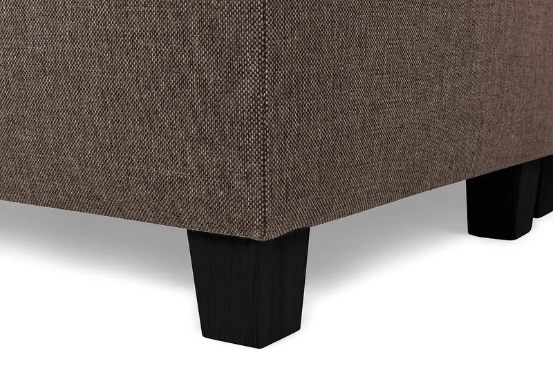 Crazy 7-istuttava Oikeakätinen U-muotoinen XX-Large Kulmasohva Divaanilla Kankaalla - Ruskea - Huonekalut - Sohva - Kulmasohva - Kulmadivaanisohva