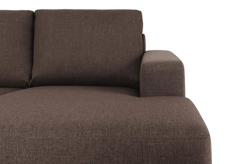 Crazy 7-istuttava Oikeakätinen U-muotoinen XX-Large Kulmasohva Divaanilla Kankaalla - Ruskea - Huonekalut - Sohva - Kulmasohva - Kulmadivaanisohva