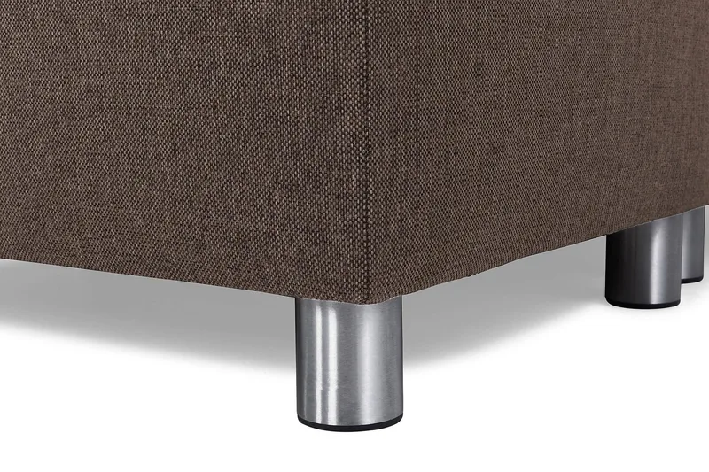 Crazy 7-istuttava Oikeakätinen U-muotoinen XX-Large Kulmasohva Divaanilla Kankaalla - Ruskea - Huonekalut - Sohva - Kulmasohva - Kulmadivaanisohva