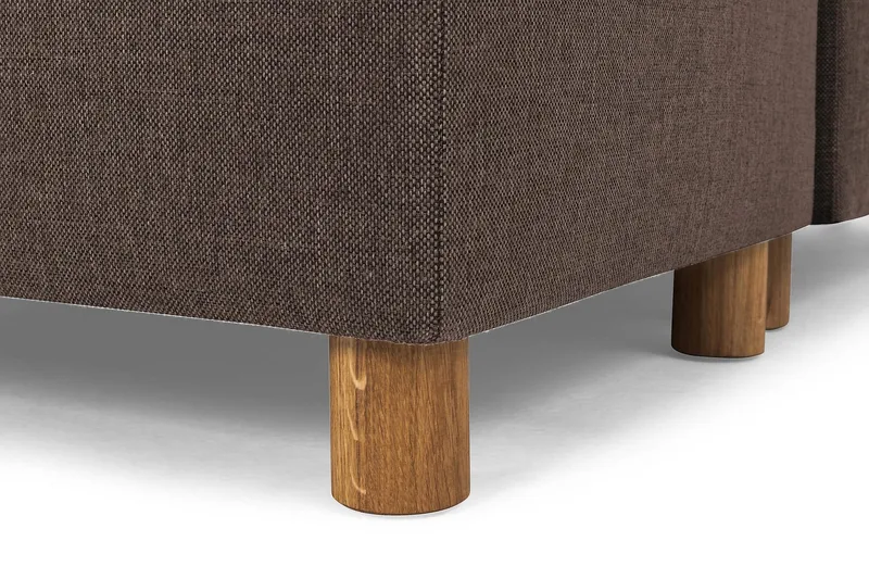 Crazy 7-istuttava Oikeakätinen U-muotoinen XX-Large Kulmasohva Divaanilla Kankaalla - Ruskea - Huonekalut - Sohva - Kulmasohva - Kulmadivaanisohva