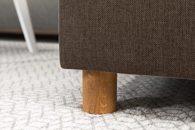 Crazy 7-istuttava Oikeakätinen U-muotoinen XX-Large Kulmasohva Divaanilla Kankaalla - Ruskea - Huonekalut - Sohva - Kulmasohva - Kulmadivaanisohva