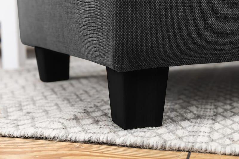 Crazy 7-istuttava Oikeakätinen U-muotoinen XX-Large Kulmasohva Divaanilla Kankaalla - Tummanharmaa - Huonekalut - Sohva - Kulmasohva - Kulmadivaanisohva