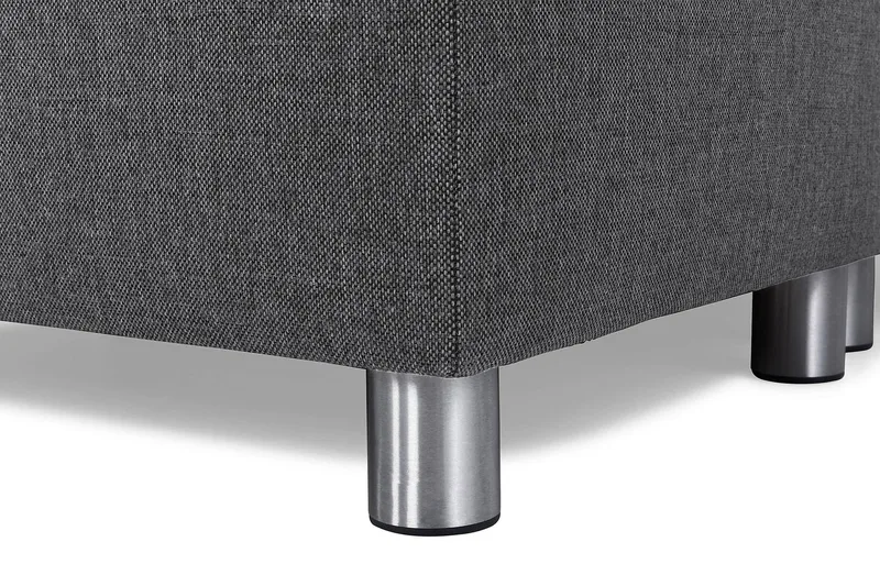 Crazy 7-istuttava Oikeakätinen U-muotoinen XX-Large Kulmasohva Divaanilla Kankaalla - Tummanharmaa - Huonekalut - Sohva - Kulmasohva - Kulmadivaanisohva