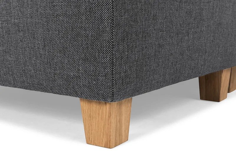 Crazy 7-istuttava Oikeakätinen U-muotoinen XX-Large Kulmasohva Divaanilla Kankaalla - Tummanharmaa - Huonekalut - Sohva - Kulmasohva - Kulmadivaanisohva