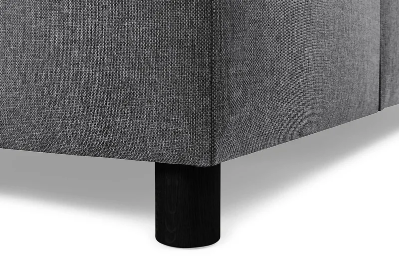 Crazy 7-istuttava Oikeakätinen U-muotoinen XX-Large Kulmasohva Divaanilla Kankaalla - Tummanharmaa - Huonekalut - Sohva - Kulmasohva - Kulmadivaanisohva