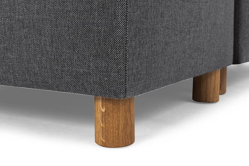 Crazy 7-istuttava Oikeakätinen U-muotoinen XX-Large Kulmasohva Divaanilla Kankaalla - Tummanharmaa - Huonekalut - Sohva - Kulmasohva - Kulmadivaanisohva