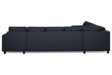 Crazy 7-istuttava Oikeakätinen U-muotoinen XX-Large Kulmasohva Divaanilla Kankaalla - Tummansininen - Huonekalut - Sohva - Kulmasohva - Kulmadivaanisohva