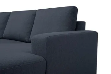 Crazy 7-istuttava Oikeakätinen U-muotoinen XX-Large Kulmasohva Divaanilla Kankaalla - Tummansininen - Huonekalut - Sohva - Kulmasohva - Kulmadivaanisohva