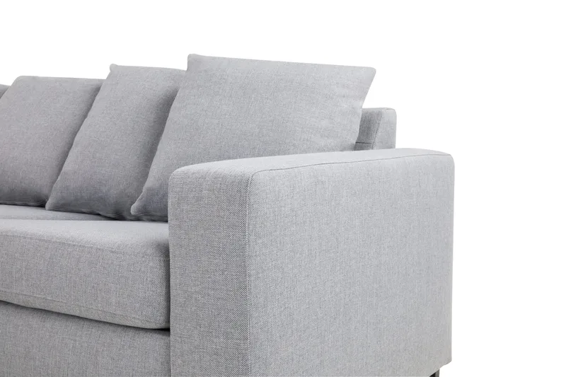 Crazy 7-istuttava Vasenkätinen U-muotoinen XX-Large Kulmasohva Divaanilla Kankaalla - Harmaa - Huonekalut - Sohva - Kulmasohva - Kulmadivaanisohva