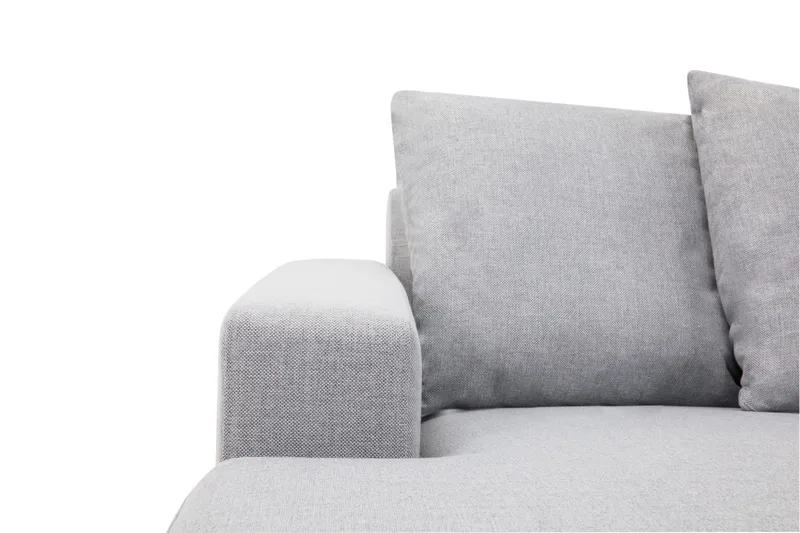 Crazy 7-istuttava Vasenkätinen U-muotoinen XX-Large Kulmasohva Divaanilla Kankaalla - Harmaa - Huonekalut - Sohva - Kulmasohva - Kulmadivaanisohva