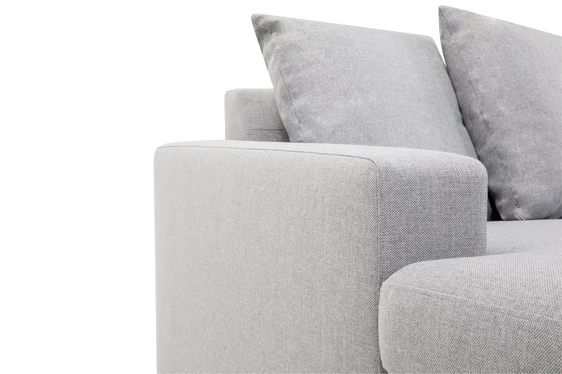 Crazy 7-istuttava Vasenkätinen U-muotoinen XX-Large Kulmasohva Divaanilla Kankaalla - Harmaa - Huonekalut - Sohva - Kulmasohva - Kulmadivaanisohva