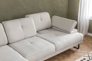 Divaanisohva 3:n ist Caboolture - Beige - Huonekalut - Sohva - Divaanisohva - 3 istuttava sohva divaanilla