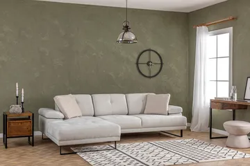Divaanisohva 3:n ist Caboolture - Beige - Huonekalut - Sohva - Divaanisohva - 3 istuttava sohva divaanilla