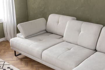 Divaanisohva 3:n ist Caboolture - Beige - Huonekalut - Sohva - Divaanisohva - 3 istuttava sohva divaanilla