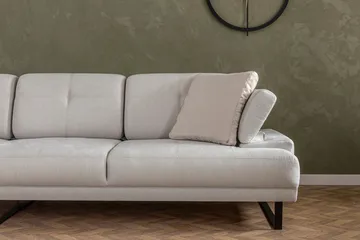 Divaanisohva 3:n ist Caboolture - Beige - Huonekalut - Sohva - Divaanisohva - 3 istuttava sohva divaanilla