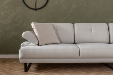 Divaanisohva 3:n ist Caboolture - Beige - Huonekalut - Sohva - Divaanisohva - 3 istuttava sohva divaanilla