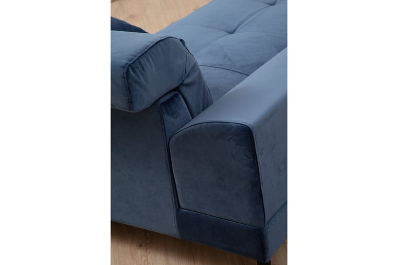 Divaanisohva 3:n ist Janavia - Sininen - Huonekalut - Sohva - Kulmasohva