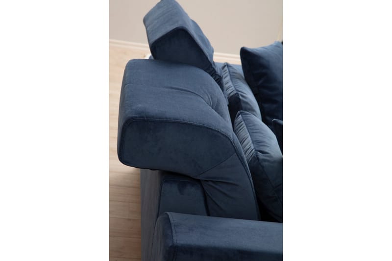 Divaanisohva 3:n ist Janavia - Sininen - Huonekalut - Sohva - Kulmasohva