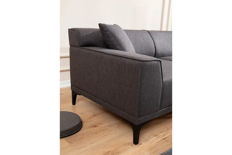 Divaanisohva 3:n ist Smithton - Antrasiitti - Huonekalut - Sohva - Kulmasohva - Kulmadivaanisohva