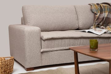Divaanisohva 3:n ist Springhills - Beige - Huonekalut - Sohva - Divaanisohva - 3 istuttava sohva divaanilla