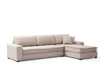 Divaanisohva 3:n ist Springhills - Beige - Huonekalut - Sohva - Divaanisohva - 3 istuttava sohva divaanilla