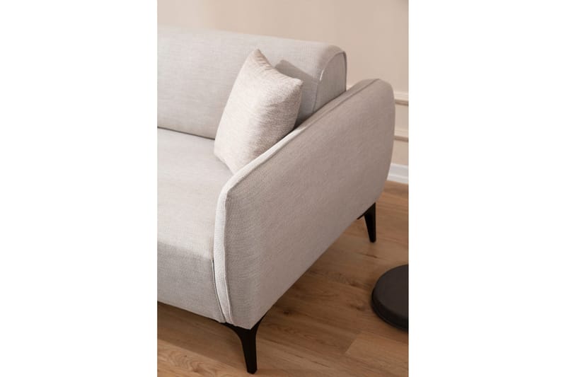 Divaanisohva 3:n ist Wangaratta - Valkoinen - Huonekalut - Sohva - Kulmasohva - Kulmadivaanisohva