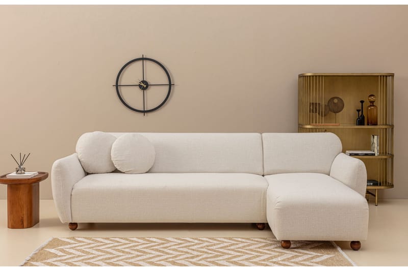 Divaanisohva 3:n ist Windwhistle - Valkoinen - Huonekalut - Sohva - Divaanisohva - 3 istuttava sohva divaanilla