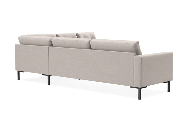 Frillestad 5-istuttava Oikeakätinen L-muotoinen Kulmasohva Kangas - Beige - Huonekalut - Sohva - Kulmasohva