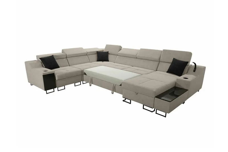 Galbally 5-sits Hörnsoffa Brown - Huonekalut - Sohva - Kulmasohva