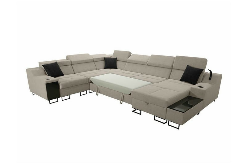 Galbally 5-sits Hörnsoffa Dark blue - Huonekalut - Sohva - Kulmasohva