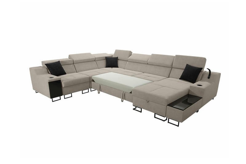 Galbally 5-sits Hörnsoffa Dark green - Huonekalut - Sohva - Kulmasohva