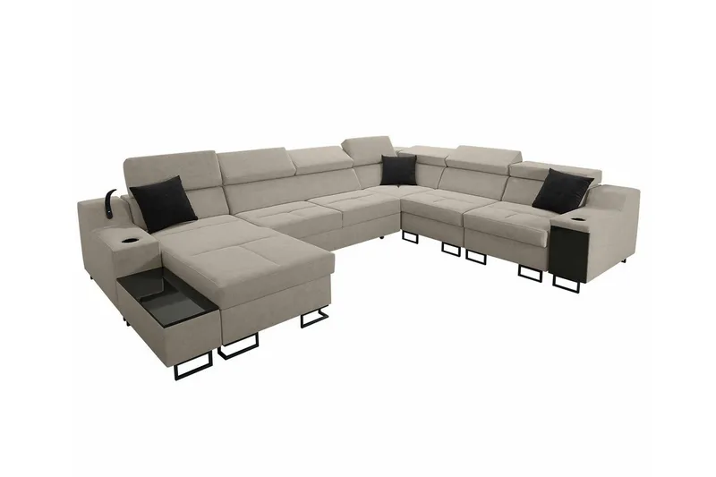 Galbally 5-sits Hörnsoffa NO_BRAND beige, undefined