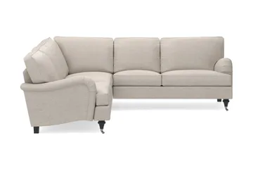 Howard Classic 6-istuttava L-muotoinen Kulmasohva Kangas - Beige - Huonekalut - Sohva - Kulmasohva - Howard-kulmasohva