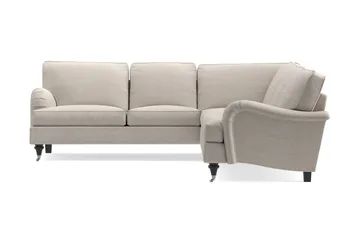 Howard Classic 6-istuttava L-muotoinen Kulmasohva Kangas - Beige - Huonekalut - Sohva - Kulmasohva - Howard-kulmasohva