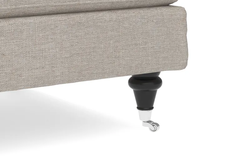 Howard Classic 6-istuttava L-muotoinen Kulmasohva Kangas - Beige - Huonekalut - Sohva - Kulmasohva - Howard-kulmasohva