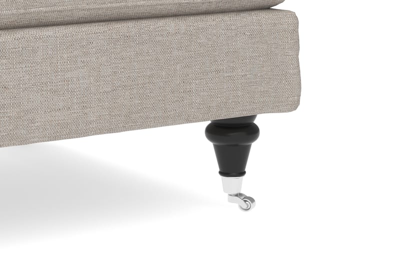 Howard Classic 6-istuttava L-muotoinen Kulmasohva Kangas - Beige - Huonekalut - Sohva - Kulmasohva - Howard-kulmasohva