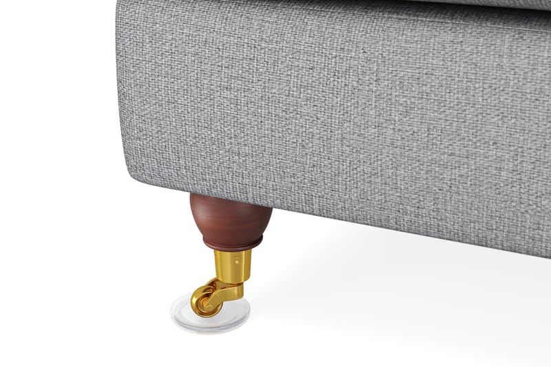 Howard Lyx 6-istuttava Oikeakätinen L-muotoinen Kulmasohva Kangas - Vaaleanharmaa - Huonekalut - Sohva - Kulmasohva - Howard-kulmasohva